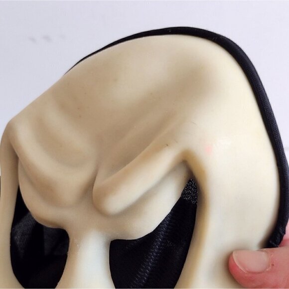 Vintage Glow In The Dark Scream Mask No Nose Rubies Costume Frankensteie - Picture 6 of 10